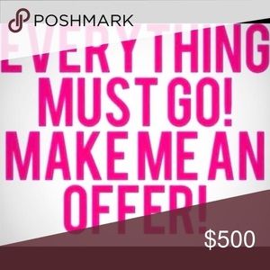 Everything must go!!!